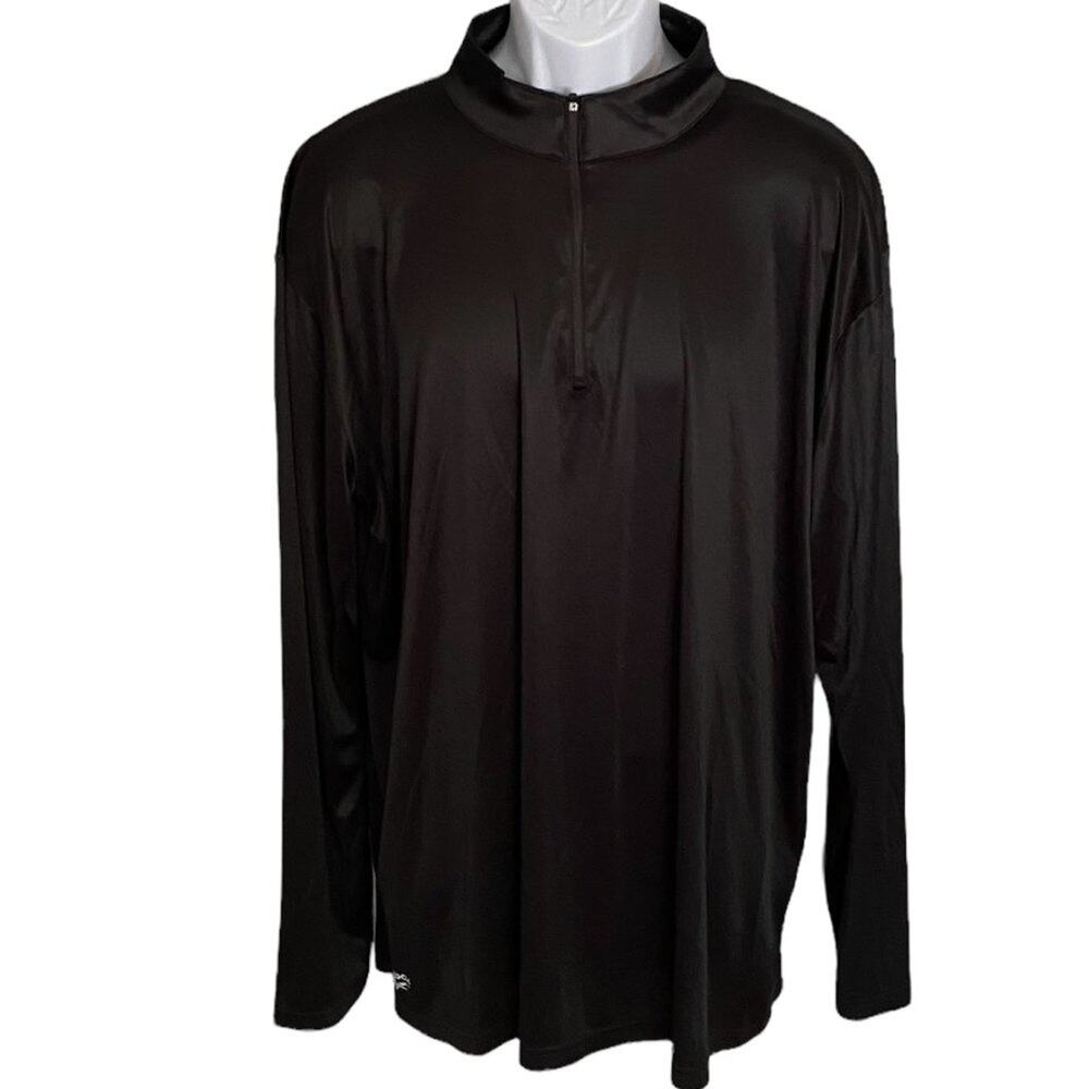 REEBOK Men's Golf Quarter Zip Lightweight Pullover Shirt ~ Activewear ~ Size 2XL